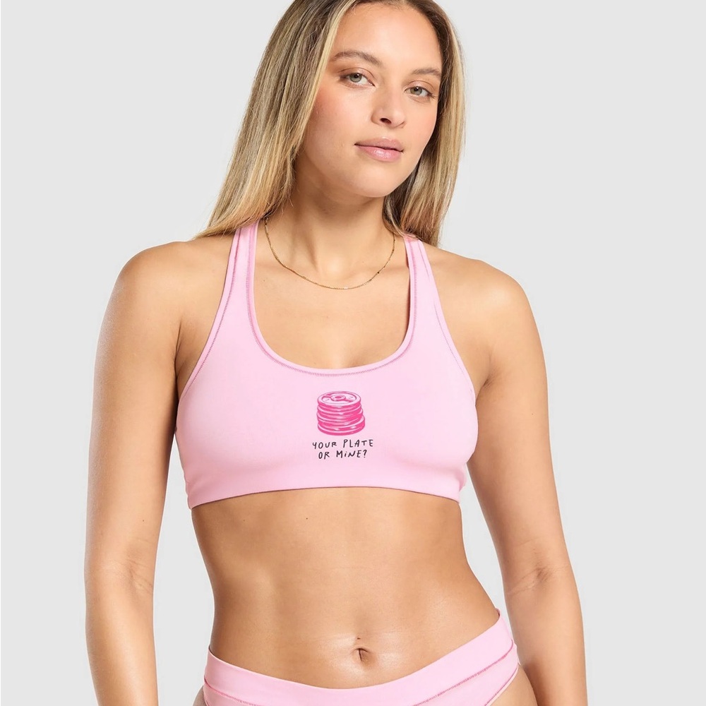 Gymshark Light Pink Sports Bra NEW
